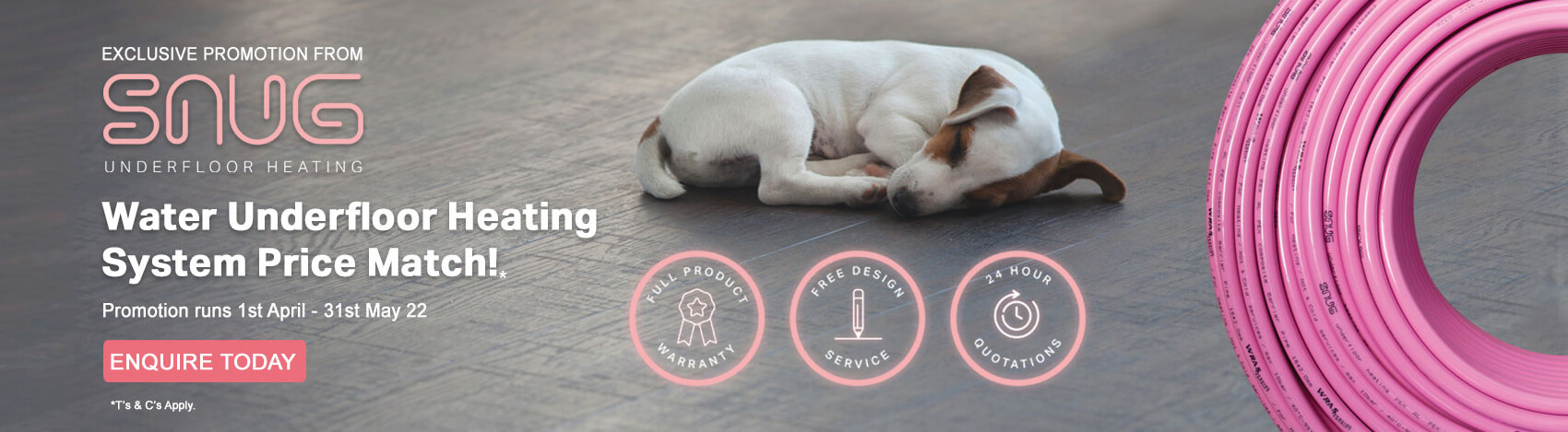 Snug Underfloor Heating Advert