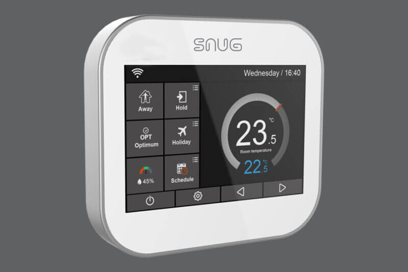 Snug Touch Screen Heating Controller