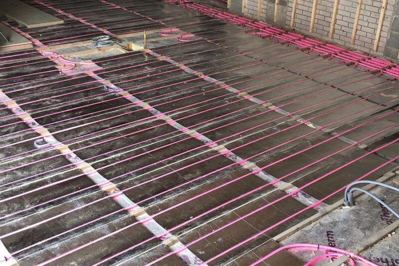 Installing Suspended Underfloor Heat Plates