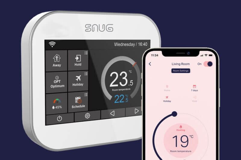 Smart Wi-Fi Thermostat with Smartphone App