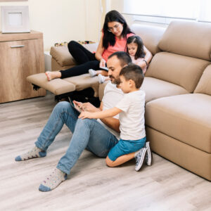 Family at home